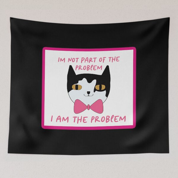 Item preview, Troublemaker Tuxedo Cat  	 designed and sold by faeoxqckpc35.