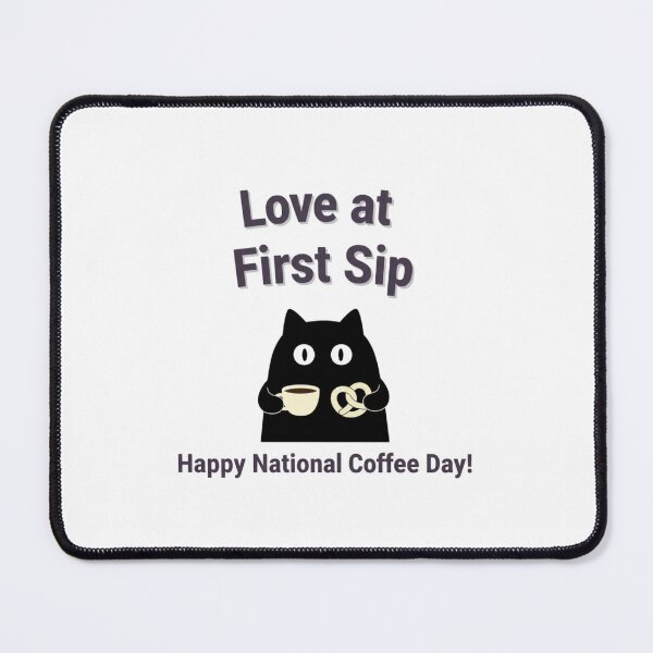Item preview, National Coffee Day, cat lover, coffee lover, funnyfits70, Humor, Funny, retro, vintages, funny quotes, animal humor, designed and sold by FunnyFits70.