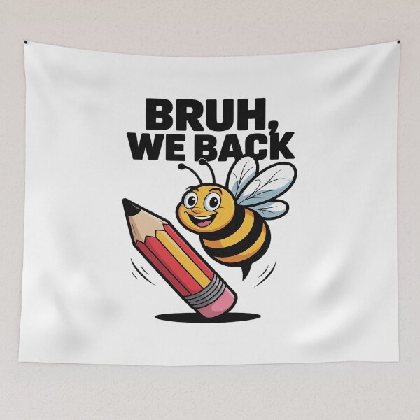 Item preview, Bruh we Back Cute Bee for Kids Students designed and sold by Idarmotar.