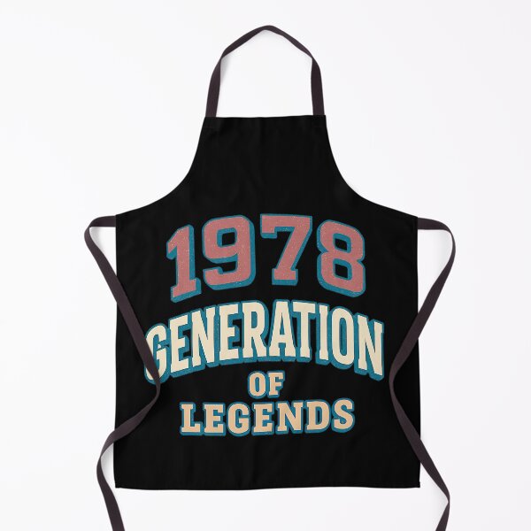 Item preview, 1978 Generation of Legends – Retro Vintage Distressed Typography Design designed and sold by ArcadiaSilence.