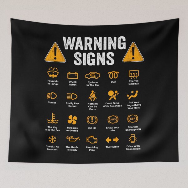 Item preview, Funny Driving Warning Signs 101 Auto Mechanic 	 Driver Short Sleeve 		 designed and sold by wwiyvsxcl92.