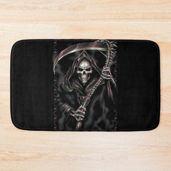Item preview, Grim Reaper Gothic Skull with Scythe Dark Horror Art designed and sold by kaleevfidonea.