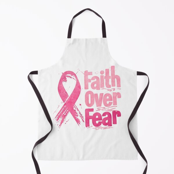 Item preview, FAITH OVER FEAR – Inspirational Breast Cancer Awareness Design designed and sold by GoxyVision.