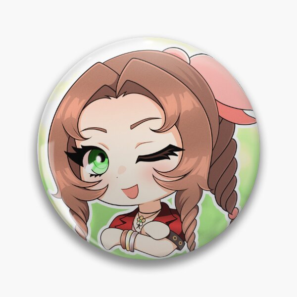 Item preview, Chibi Aerith Wink designed and sold by RyMoltArt.