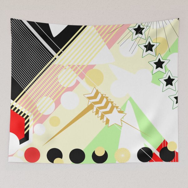 Item preview, Design 99 - Geometric Abstraction Painting designed and sold by Manoella Free Art.