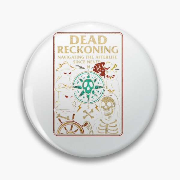 Item preview, Dead Reckoning – Skeleton Captain Haunted Ocean Classic T-Shirt designed and sold by inkfluenceart.