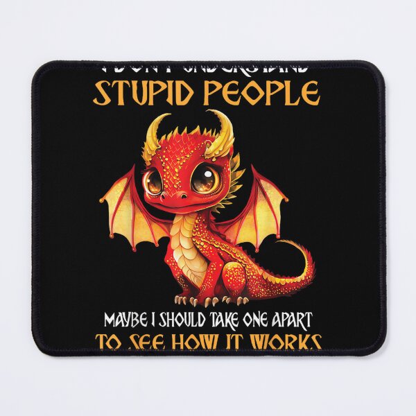 Item preview, Funny Dragon Quote with Cute Red Dragon designed and sold by AriePollich.