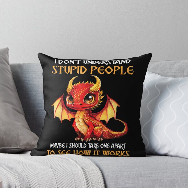 Item preview, Funny Dragon Quote with Cute Red Dragon designed and sold by AriePollich.