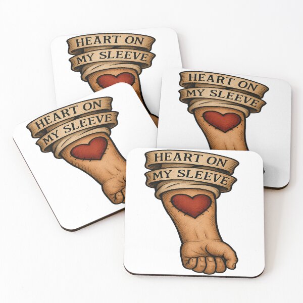Item preview, Heart on my sleeve – Tattoo style designed and sold by Paintyful.