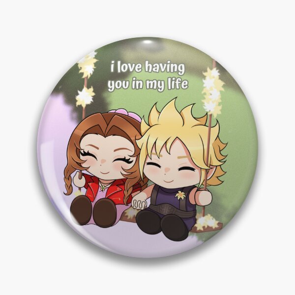 Item preview, Cloud and Aerith - Love Having You in My Life designed and sold by RyMoltArt.