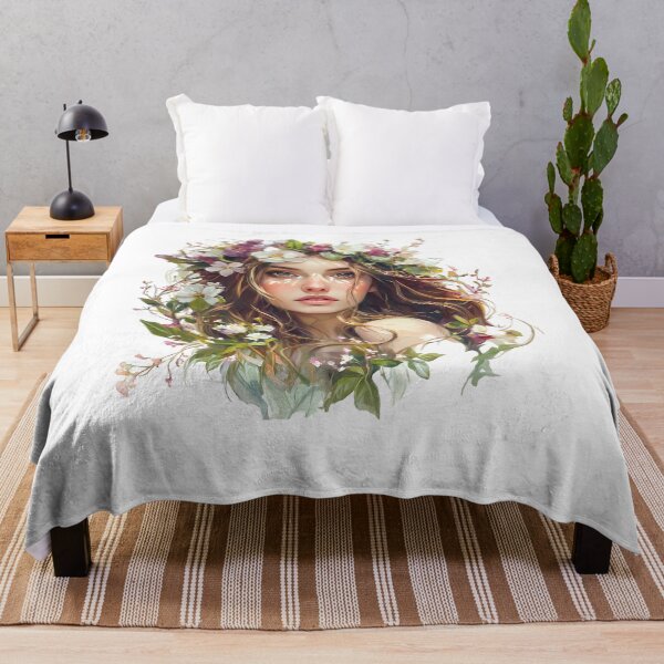 Item preview, Beautiful Flower Crown Portrait designed and sold by camerhickm.