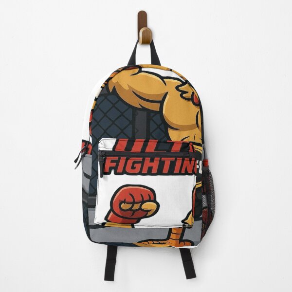 Item preview, Ultimate Fighting Chicken – Funny UFC Parody Cartoon Rooster MMA designed and sold by Rockbuster Merch.