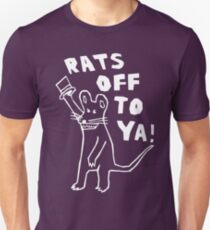 Camiseta unisex ¡Ratas fuera de ti!