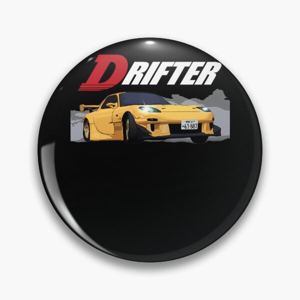 Item preview, Drifter - FD RX-7 yellow drift rotory  designed and sold by Sheriecetanicka.