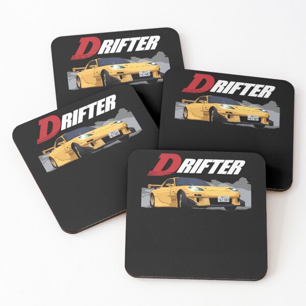 Item preview, Drifter - FD RX-7 yellow drift rotory  designed and sold by Sheriecetanicka.