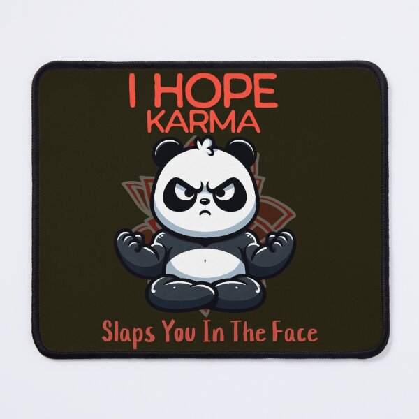Item preview, I hope karma slaps you in the face Panda Oversized designed and sold by LauziCods.
