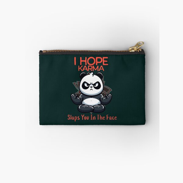 Item preview, I hope karma slaps you in the face Panda Oversized  designed and sold by LauziCods.