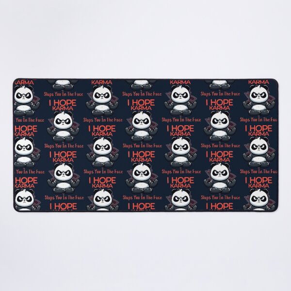 Item preview, I hope karma slaps you in the face Panda Oversized designed and sold by LauziCods.