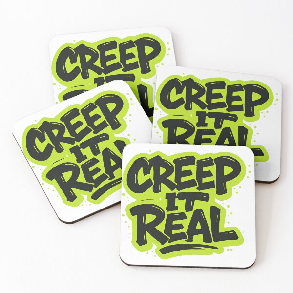 Item preview, Creep It Real Graffiti Style designed and sold by Trendy Sticker & Merch Collection - Express Yourself.
