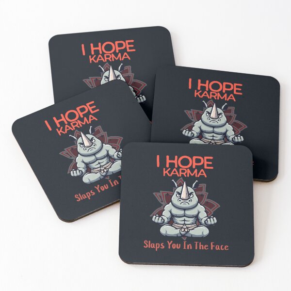 Item preview, I hope karma slaps you in the face Rhino designed and sold by LauziCods.