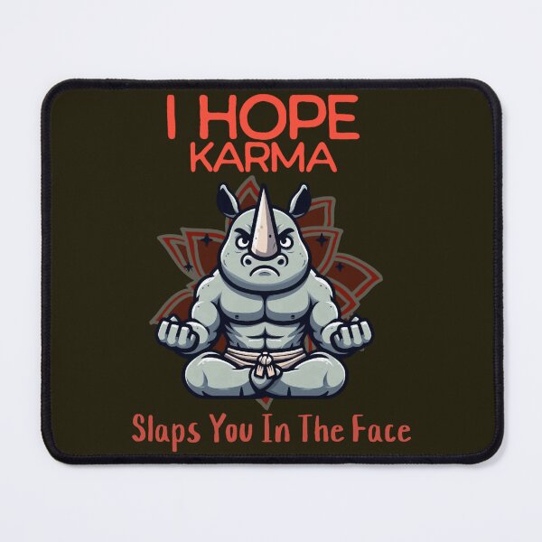 Item preview, I hope karma slaps you in the face Rhino designed and sold by LauziCods.