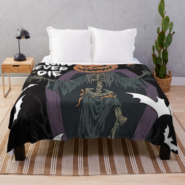 Artikelvorschau, Halloween Skelett Kürbiskopf Shirt – Gruseliges Untoten Horror Design entworfen und verkauft von WatanabeTakumiy.