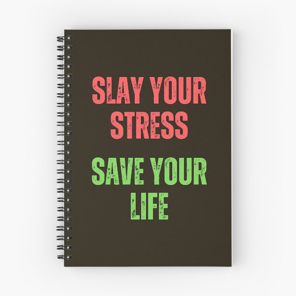 Item preview, Slay Your Stress, Save Your Life in Color, Gifts for Wellness Warriors designed and sold by LauziCods.