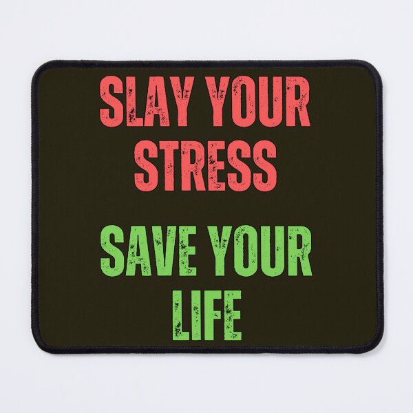 Item preview, Slay Your Stress, Save Your Life in Color, Gifts for Wellness Warriors designed and sold by LauziCods.