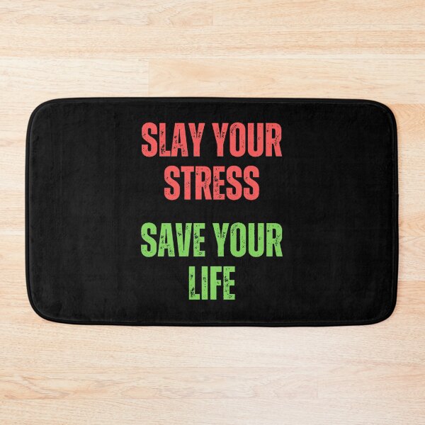 Item preview, Slay Your Stress, Save Your Life in Color, Gifts for Wellness Warriors designed and sold by LauziCods.