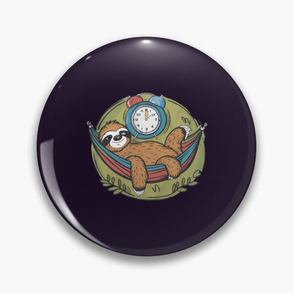 Item preview, Sloth in Hammock - Embrace Productivity! designed and sold by LauziCods.