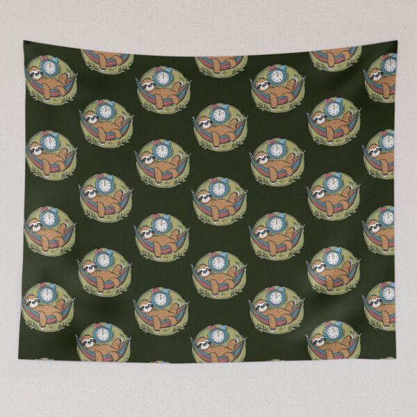 Item preview, Sloth in Hammock - Embrace Productivity! designed and sold by LauziCods.