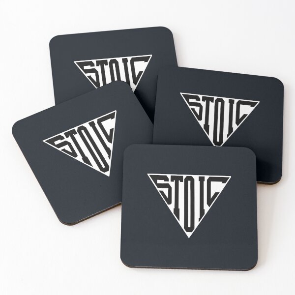 Item preview, Stoic Triangle - Black Letters designed and sold by LauziCods.