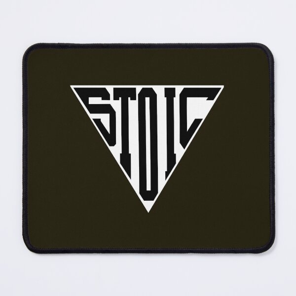 Item preview, Stoic Triangle - Black Letters designed and sold by LauziCods.