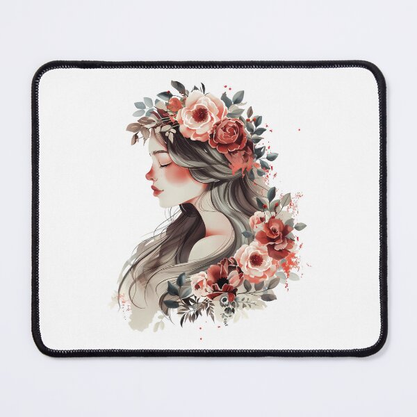 Item preview, Woman with Floral Headpiece designed and sold by camerhickm.