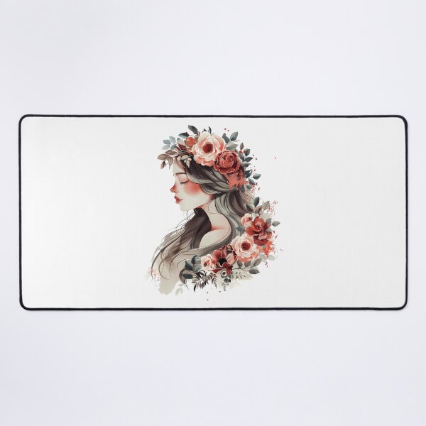 Item preview, Woman with Floral Headpiece designed and sold by camerhickm.