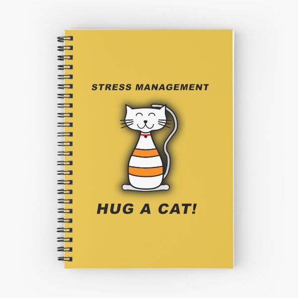 Item preview, STRESS MANAGEMENT - HUG A CAT! designed and sold by LauziCods.