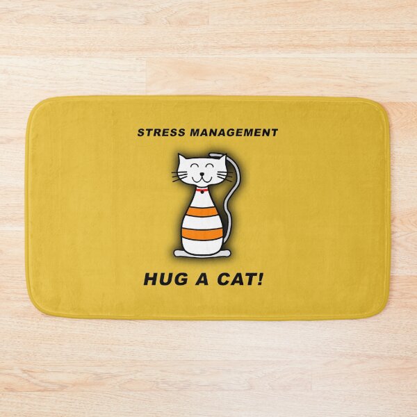 Item preview, STRESS MANAGEMENT - HUG A CAT! designed and sold by LauziCods.