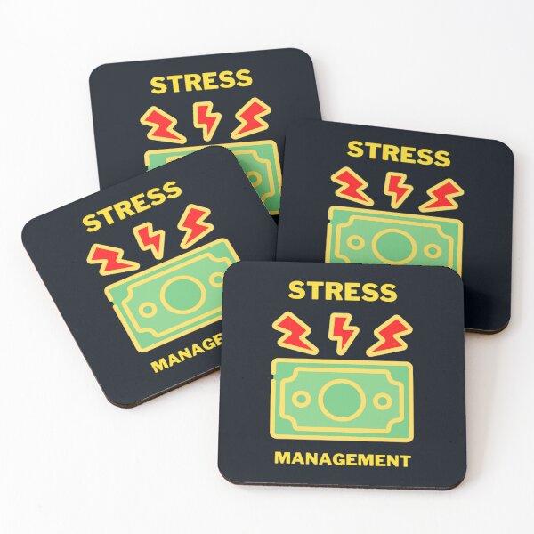 Item preview, Stress Management , Colourful Funny Design Stress ManagementMoneyPremium  designed and sold by LauziCods.