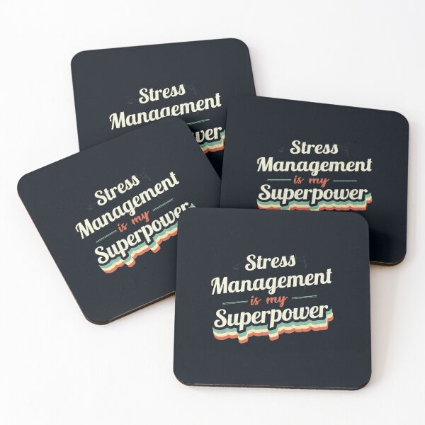 Item preview, Stress Management is my Superpower  designed and sold by LauziCods.