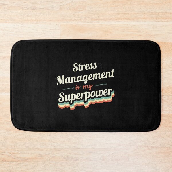 Item preview, Stress Management is my Superpower  designed and sold by LauziCods.