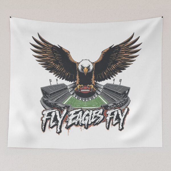 Item preview, Fly Eagles Fly – Stadium Wings designed and sold by Quirky Tees.