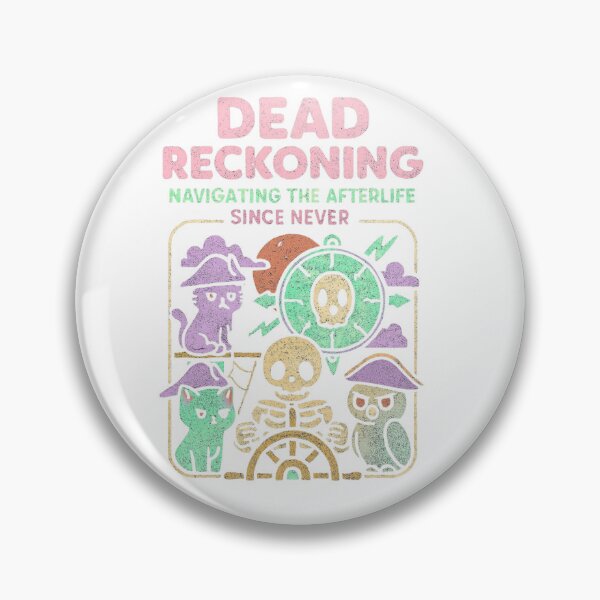 Item preview, Dead Reckoning – Pastel Pirate Crew – Skeleton Captain Haunted Ocean Classic T-Shirt designed and sold by inkfluenceart.