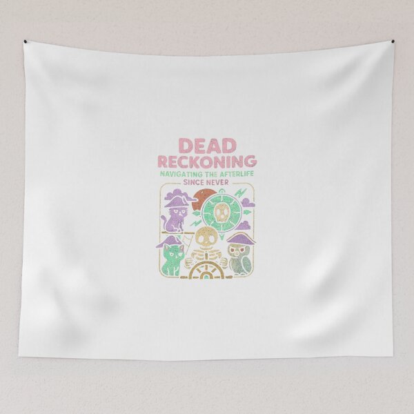 Item preview, Dead Reckoning – Pastel Pirate Crew – Skeleton Captain Haunted Ocean Classic T-Shirt designed and sold by inkfluenceart.