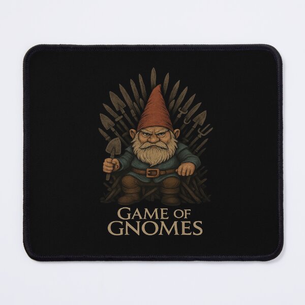 Item preview, Game of Gnomes – Funny Garden Fantasy Parody T-Shirt designed and sold by Rockbuster Merch.