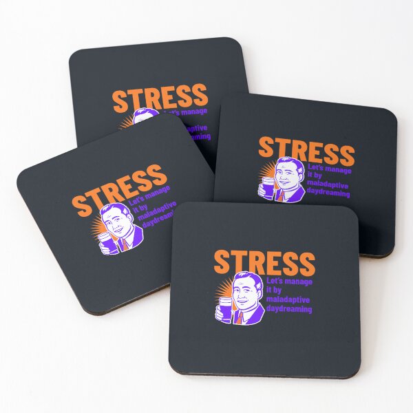 Item preview, stress, let_s manage it by maladaptive daydreaming, delusional girls  designed and sold by LauziCods.
