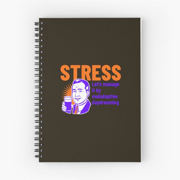 Item preview, stress, let_s manage it by maladaptive daydreaming, delusional girls  designed and sold by LauziCods.