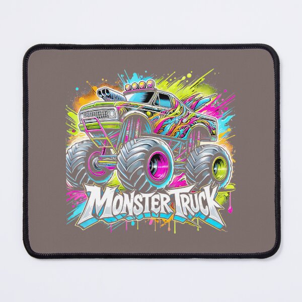Item preview, Retro Monster Truck Graffiti Art By Merch, Limited Edition, Perfect Gift For You And Friends designed and sold by Michelle Mcbride.