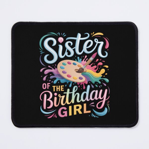Item preview, Sister Of The Birthday Girl Little Artist Paint B-Day Party designed and sold by Bandikonsalez.