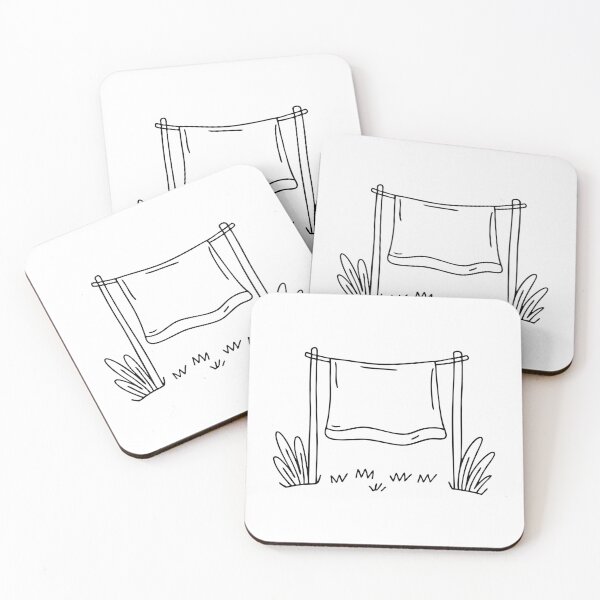 Item preview, A sheet hanging loosely from a clothesline in the backyard designed and sold by rasagamastore.