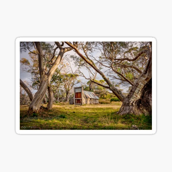 Wallace's Hut Sticker